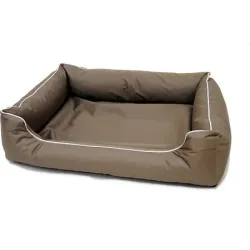 Betten & Körbe Lebon Hundebett Paula 1 - 80x60cm - Dunkelbraun...