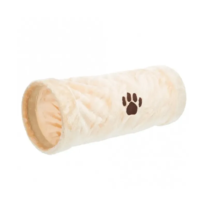 Katzenspielzeug Trixie Crunch Plüschtunnel, 60 cm - Beige jetzt online