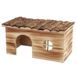 Ausstattung & Zubehör Trixie Holzhaus Grete, geflammt mit 2...