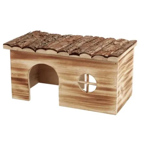 Ausstattung & Zubehör Trixie Holzhaus Grete, geflammt mit 2...