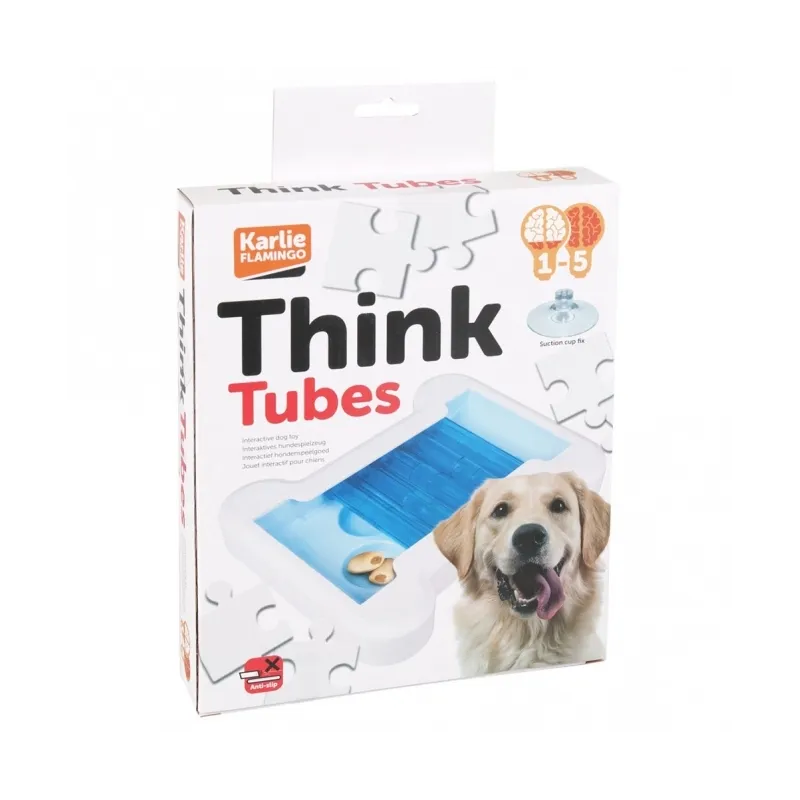 Katzenspielzeug Karlie Flamingo Brain Train Knochen aus Kunststoff...