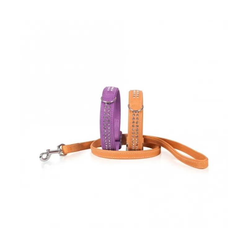 Halsbänder Karlie Buffalo Strass-Halsband - Violett - 2-reihig,...