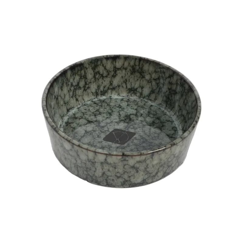 Hundenäpfe & Tränken D&D Trendy Napf Jasper green marble - 13 cm...