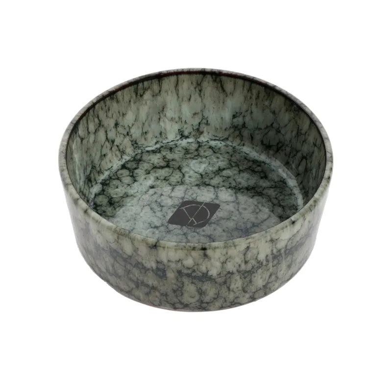Hundenäpfe & Tränken D&D Trendy Napf Jasper green marble - 13 cm...