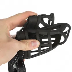 Halsbänder & Leinen Trixie Maulkorb Muzzle Flex, Gummi - L-XL...