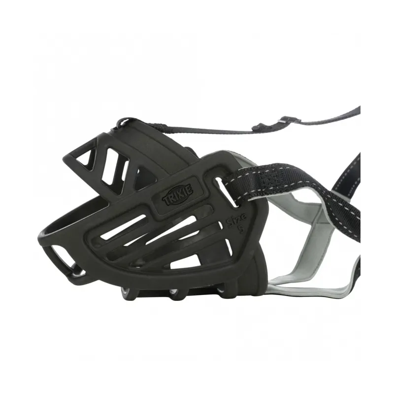 Halsbänder & Leinen Trixie Maulkorb Muzzle Flex, Gummi - L-XL...