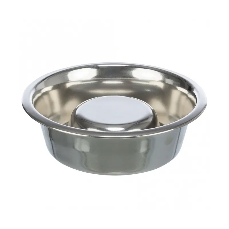 Hundenäpfe & Tränken Trixie Slow Feeding Edelstahlnapf - 0,6 l/ø...