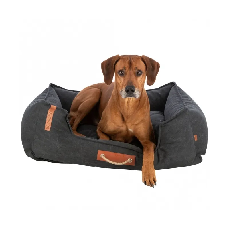 Betten & Körbe Trixie BE NORDIC Bett Föhr - Schwarz - 60 × 50 cm...