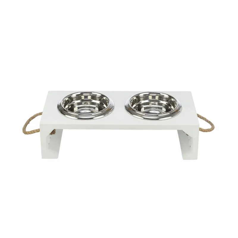 Hundenäpfe & Tränken Trixie BE NORDIC Napf-Set, MDF/Edelstahl - 2...