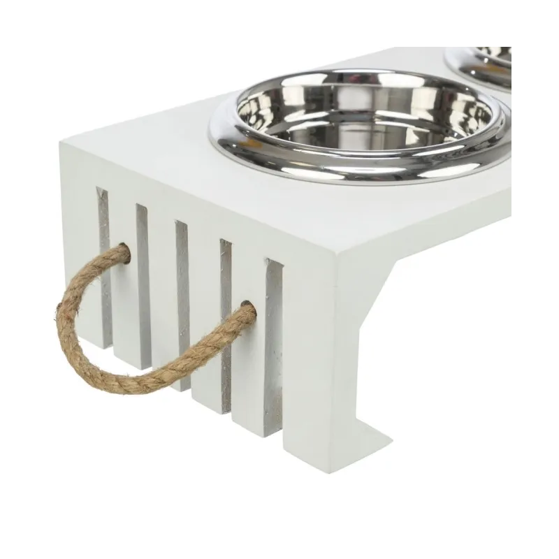 Hundenäpfe & Tränken Trixie BE NORDIC Napf-Set, MDF/Edelstahl - 2...