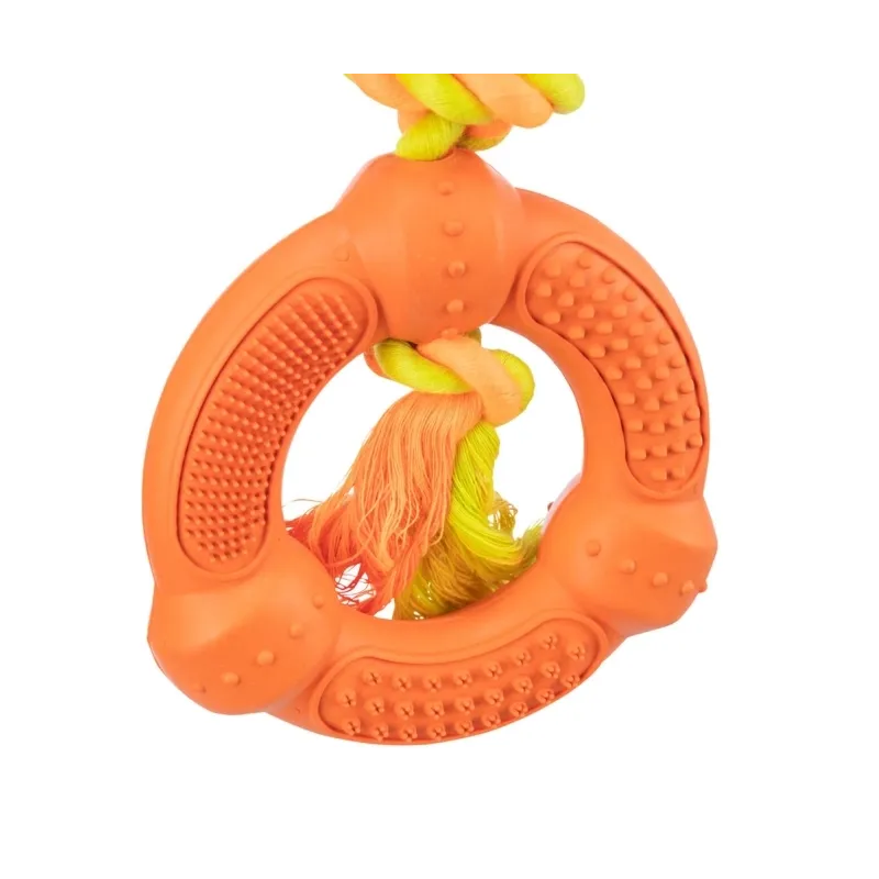 Hundespielzeug & Sport Trixie Spieltau mit Naturgummi-Ring jetzt...