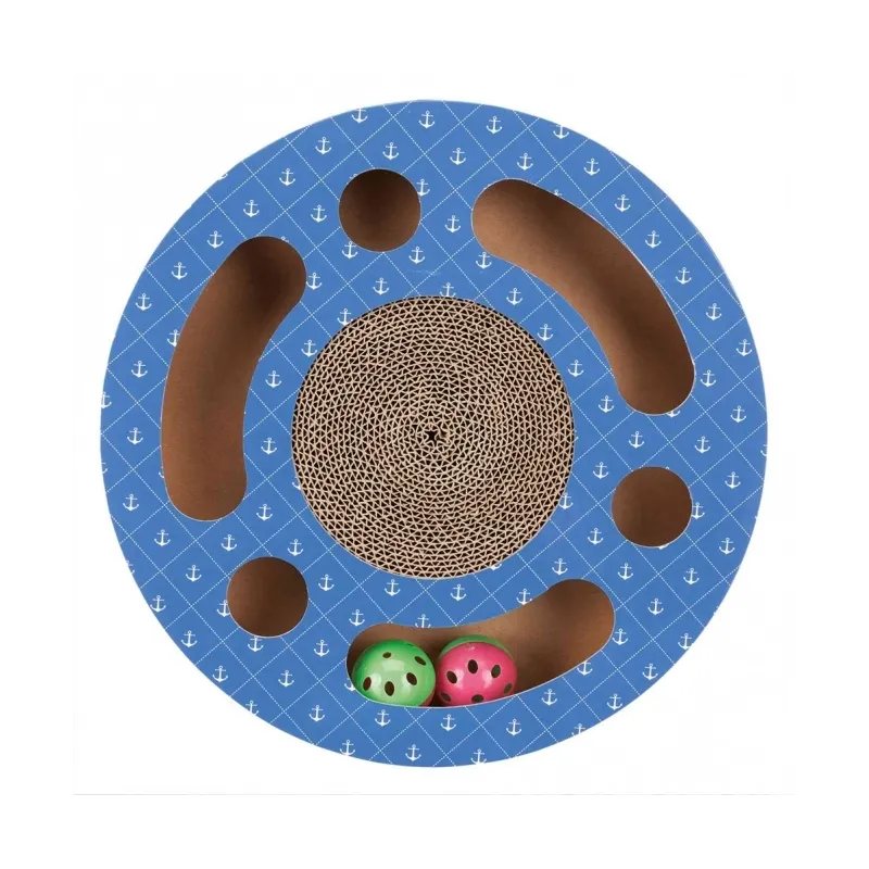 Kratzbäume & -möbel Trixie Kratztrommel aus Pappe mit Spielbällen...