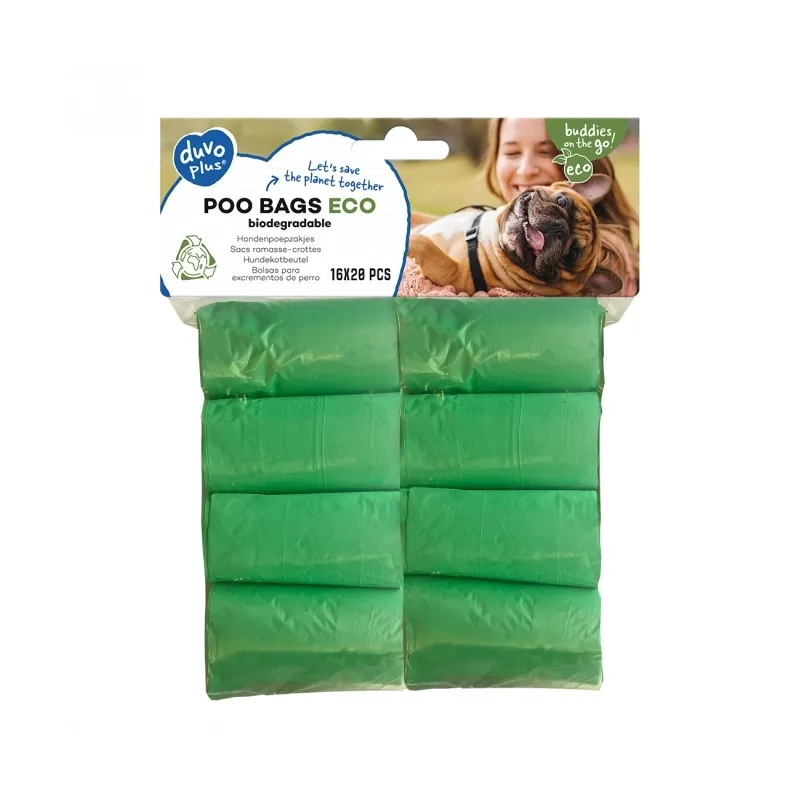 Unterwegs Duvoplus Hundekotbeutel eco - grün - 16 x 20 Stück jetzt...