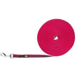 Leinen Trixie Schleppleine, gummiert - fuchsia - 15 m/15 mm jetzt...