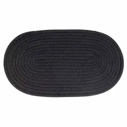 Hundenäpfe & Tränken D&D Napfunterlage Phil - Schwarz - 55 x 32 cm...