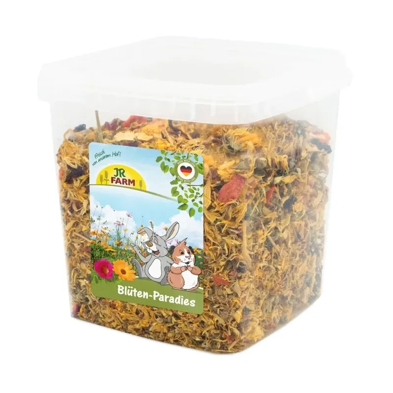 Kleintierfutter & Snacks JR Farm Blüten-Paradies im Eimer 500g...