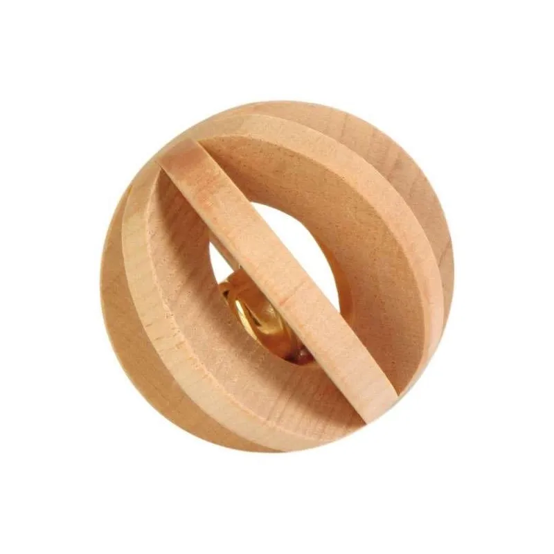 Ausstattung & Zubehör Trixie Lamellenholzball mit Glocke für...