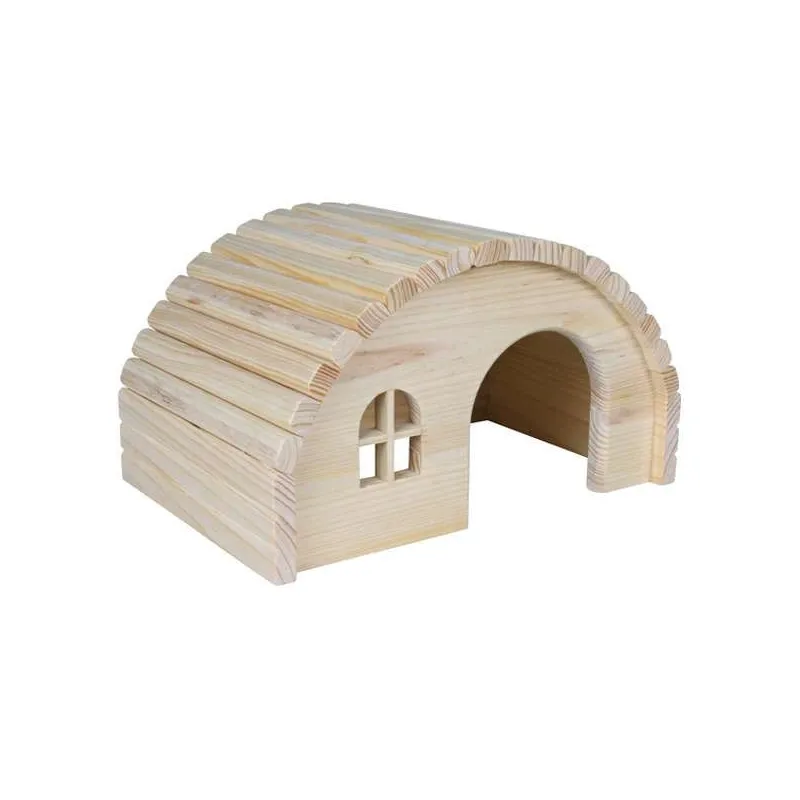 Kleintierwelt Trixie Rundhaus aus Kiefernholz ohne Nägel - Mittel...
