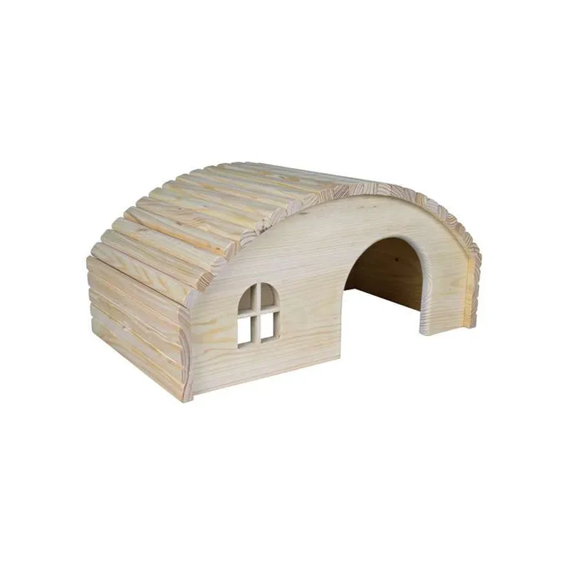 Kleintierwelt Trixie Rundhaus aus Kiefernholz ohne Nägel - Mittel...