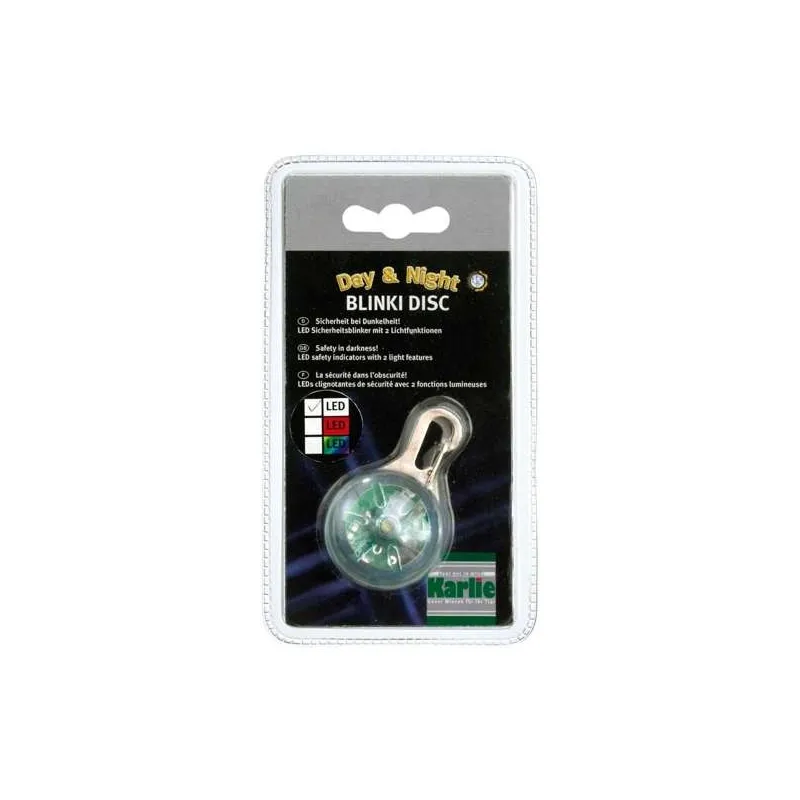 Unterwegs Karlie Blinki Disc Sicherheitslicht - Weiß jetzt online