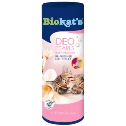 Toiletten & Katzenstreu Biokats Deo Pearls Baby Powder 700g jetzt...
