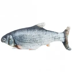 Katzenspielzeug Trixie Zappelfisch - grau, 30 cm jetzt online