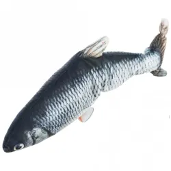 Katzenspielzeug Trixie Zappelfisch - grau, 30 cm jetzt online
