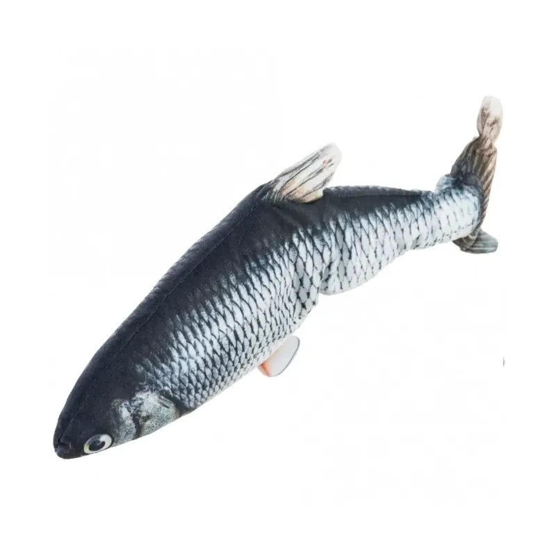 Katzenspielzeug Trixie Zappelfisch - grau, 30 cm jetzt online