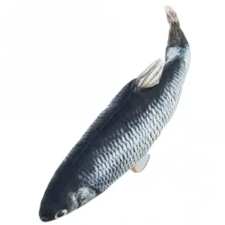 Katzenspielzeug Trixie Zappelfisch - grau, 30 cm jetzt online