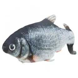 Katzenspielzeug Trixie Zappelfisch - grau, 30 cm jetzt online