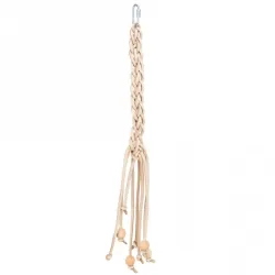 Ausstattung & Zubehör Trixie Vogelspielzeug aus Leder und Holz...