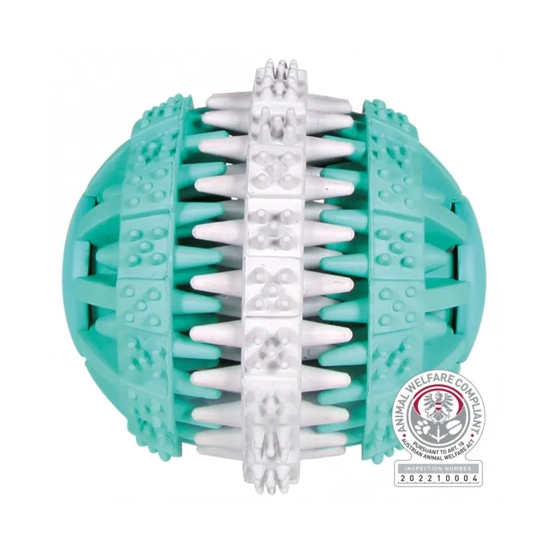 Hundespielzeug & Sport Trixie Denta Fun Ball zweifarbig - 6 cm...