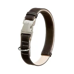 Halsbänder Karlie Buffalo Ultra Halsband - Schwarz/Hellbeige - 40...