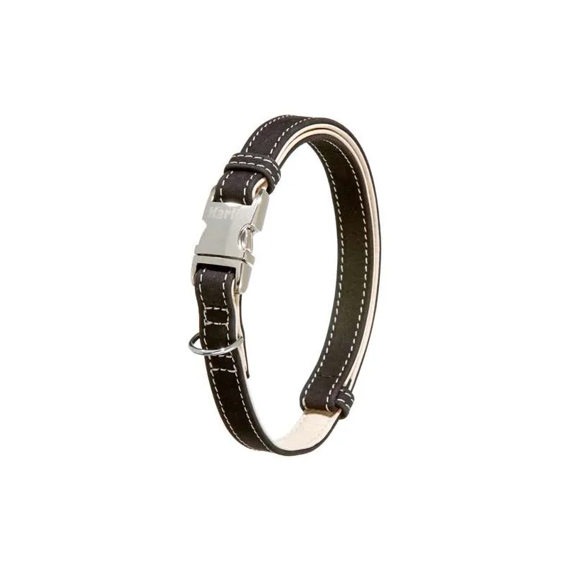 Halsbänder Karlie Buffalo Ultra Halsband - Schwarz/Hellbeige - 40...