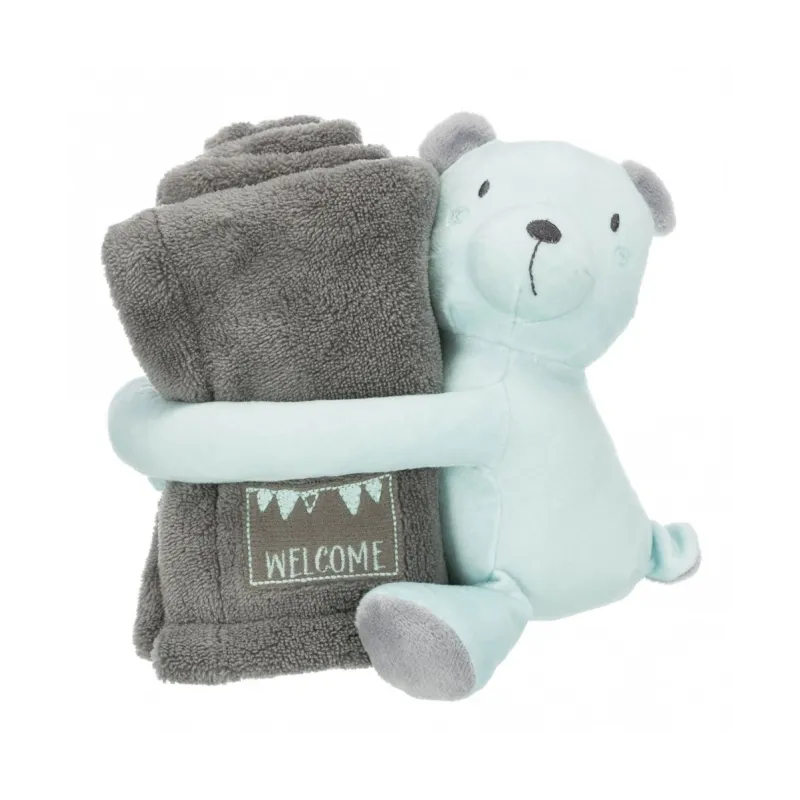 Hundespielzeug & Sport Trixie Junior Kuschel-Set - grau/mint jetzt...