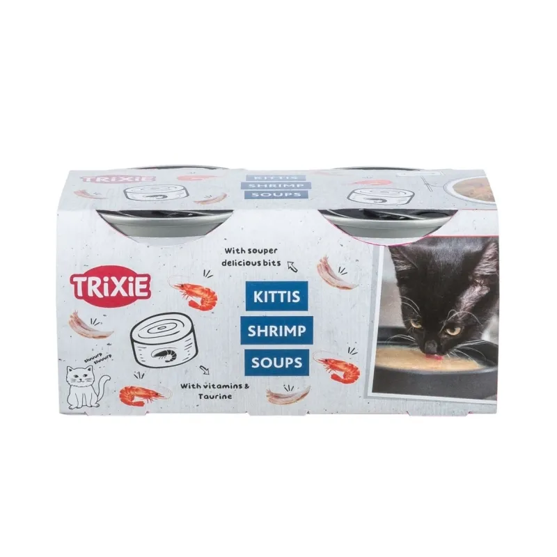 Katzensnacks Trixie Kittis Shrimp Soup - 4 × 80 g jetzt online