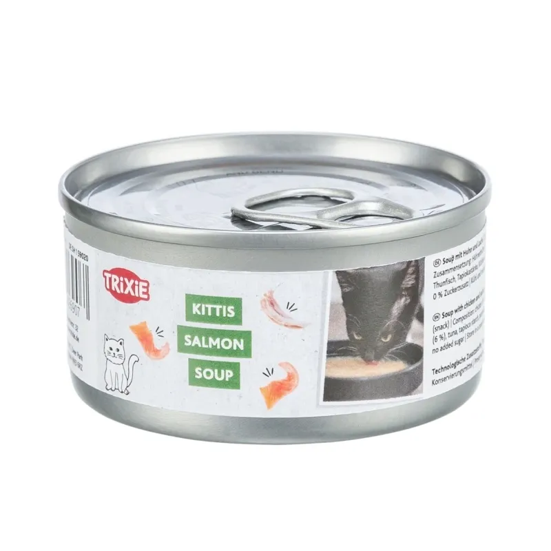 Katzensnacks Trixie Kittis Salmon Soup - 4 × 80 g jetzt online
