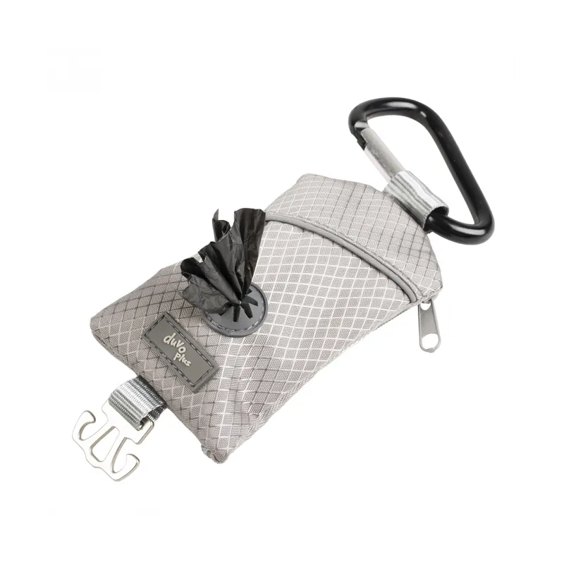 Unterwegs Duvoplus Hundekotbeutelspender Polyester - grau jetzt online