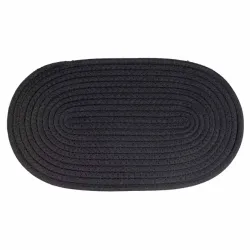 Hundenäpfe & Tränken D&D Napfunterlage Phil - Schwarz - 35 x 20 cm...