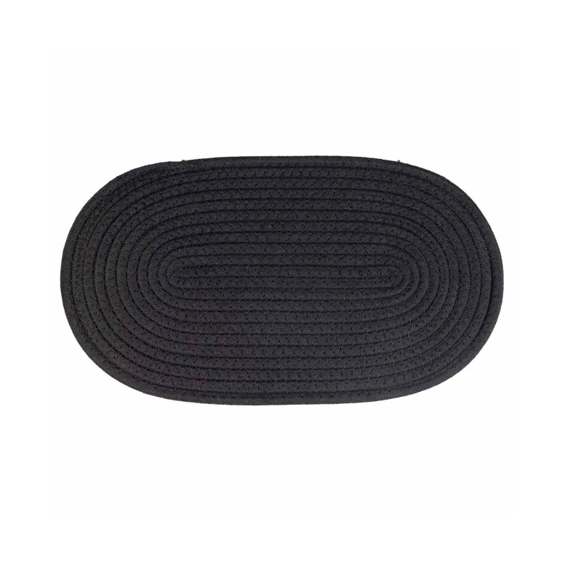 Hundenäpfe & Tränken D&D Napfunterlage Phil - Schwarz - 35 x 20 cm...