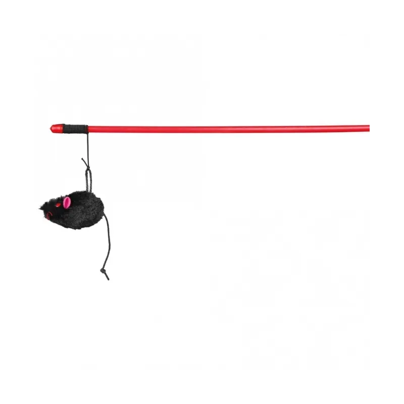 Katzenspielzeug Trixie Kitty-Dangler Spielangel mit Maus - 100 cm...