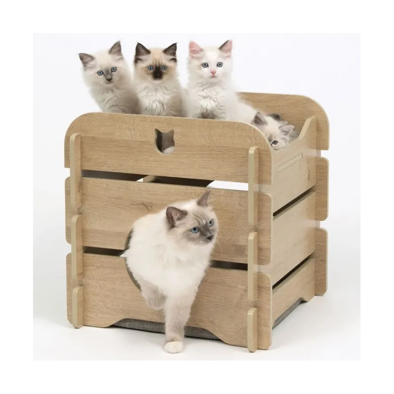 Katzenbetten & Katzenkörbe Vesper Katzenhöhle Cottage - Eiche...