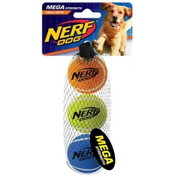 Hundespielzeug & Sport NERF DOG Tennis Balls megastark - 6,4 cm /...