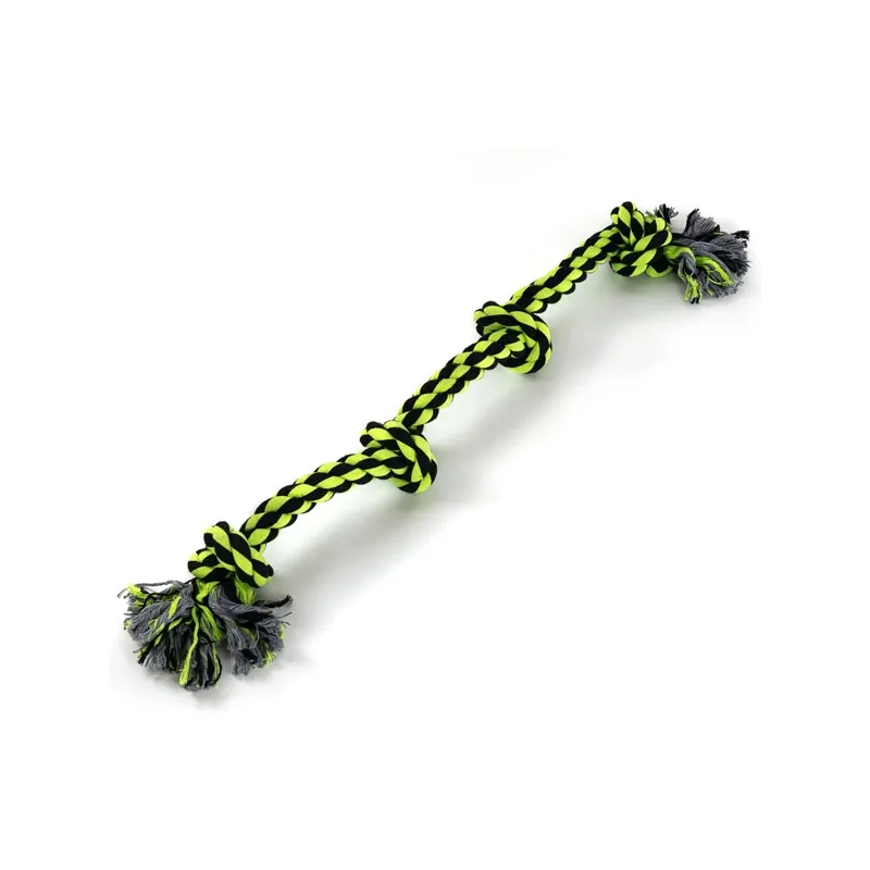 Hundespielzeug & Sport PROCYON XXL-Kauseil - 4 Knoten / 100 cm...
