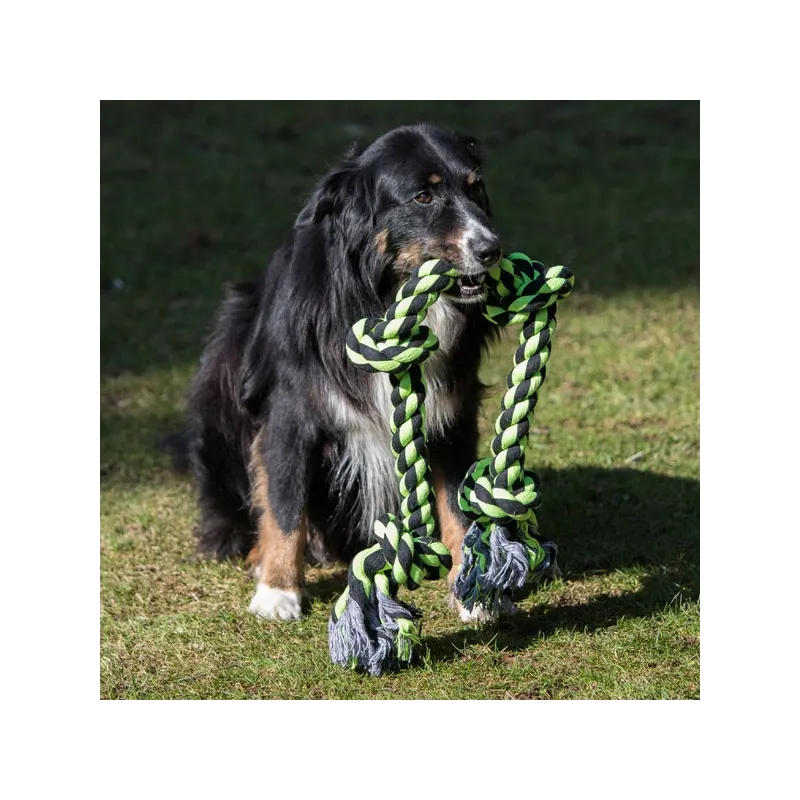 Hundespielzeug & Sport PROCYON XXL-Kauseil - 4 Knoten / 100 cm...