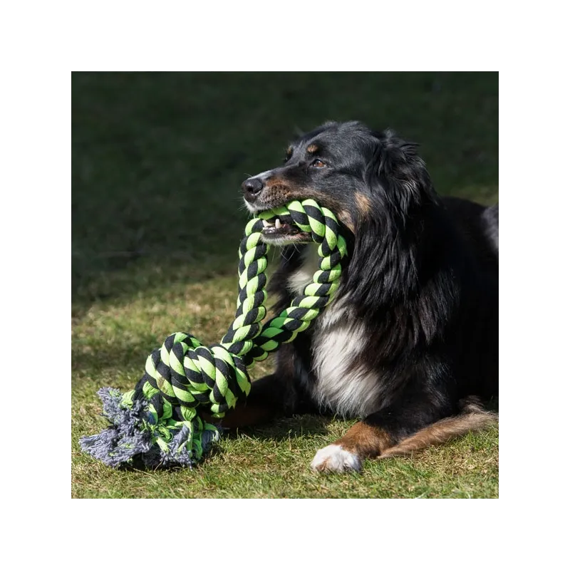Hundespielzeug & Sport PROCYON XXL-Kauseil - 4 Knoten / 100 cm...