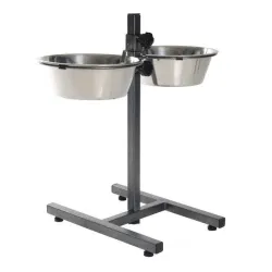 Hundenäpfe & Tränken Trixie Hundebar mit Edelstahlnäpfen - 2 x 4,5...
