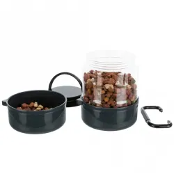 Katzentransport & Reise Trixie Reise-Set aus 2 Näpfen und...