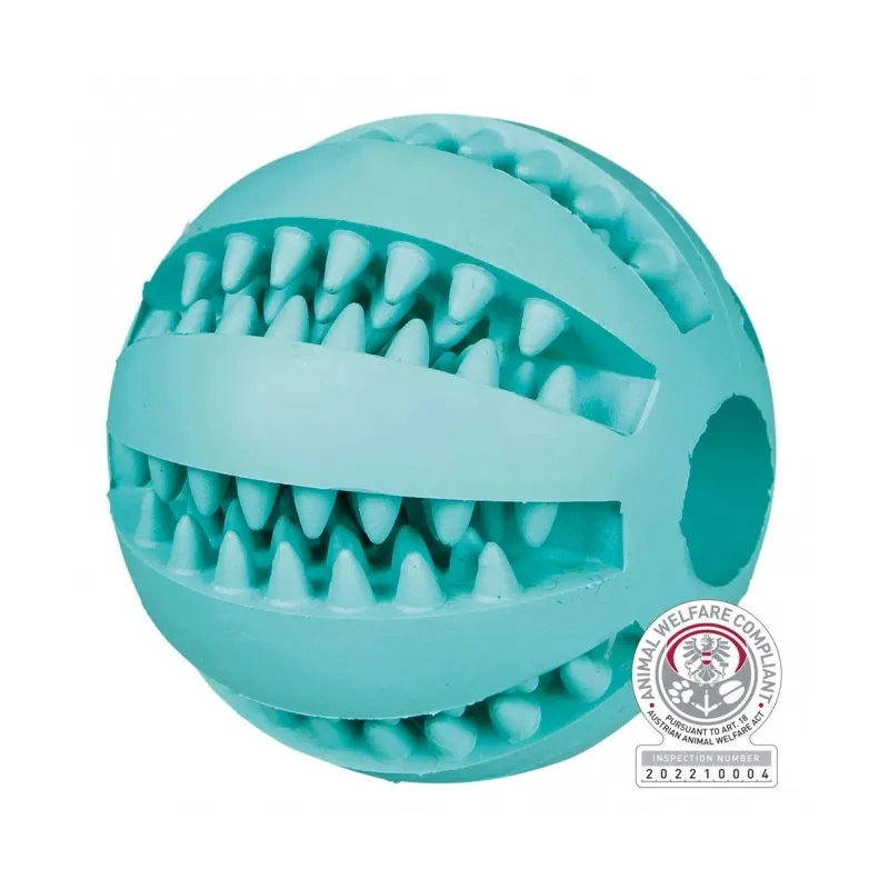 Hundespielzeug & Sport Trixie Denta Fun Ball mit Minzgeschmack - 7...