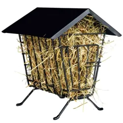 Ausstattung & Zubehör Trixie Heuraufe aus Metall zum Aufstellen...